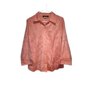 Christina Hope Women's Button Up Shirt Size 14W (Large)